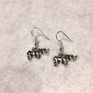 RHINO Mascot Earrings